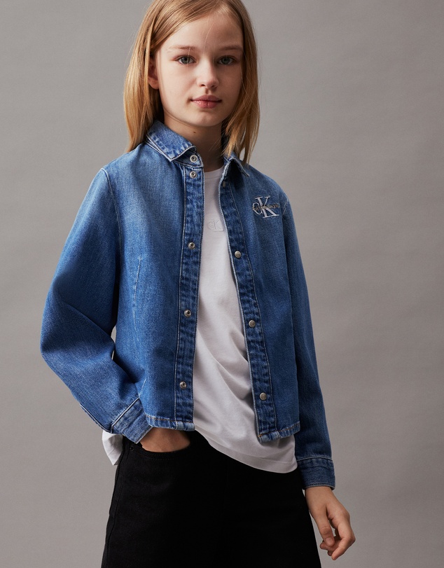 Calvin Klein Jeans - Girls Relaxed Denim Shirt