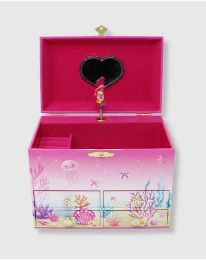 Pink Poppy - Mermazing Mermaid Medium Musical Jewellery Box