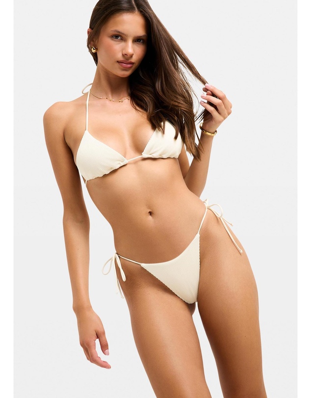 Subtitled - Rib Skinny Strap Tie Side Bottom