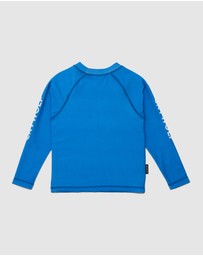 Crywolf - LONG SLEEVE RASH VEST Deep Sea Blue