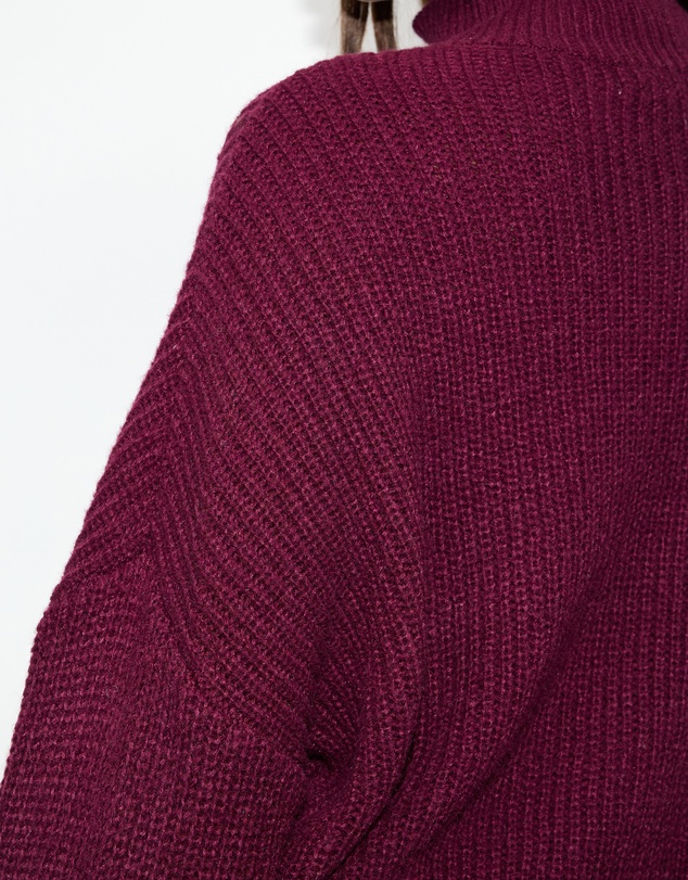 Dazie - Riley Funnel Neck Knit Jumper
