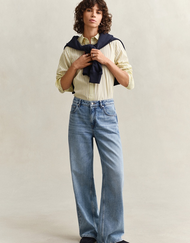 Gant - Classic Poplin Striped Shirt