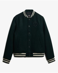Superdry - Varsity Monogram Wool Bomber