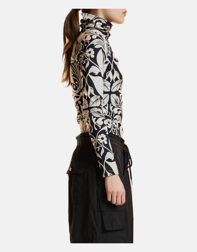 Cynthia Rowley - Turtle Neck Lycra Top