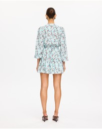 KIVARI - Lydia Tie Front Mini Dress