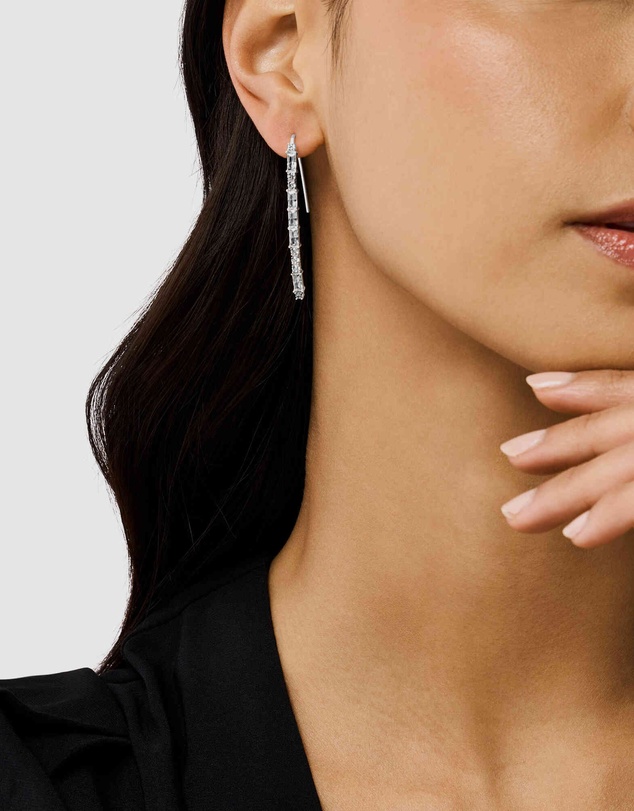Emporio Armani - Silver Tone Earring