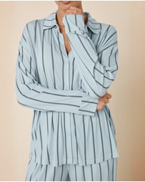 Gingerlilly - Harlow Bamboo Striped PJ Set