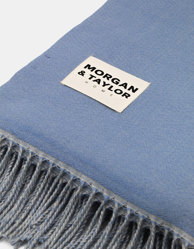 Morgan & Taylor - Nami Throw Blanket in Blue Waves