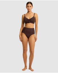 Sea Level Australia - Essentials Edit High Waist Gathered Side Pants