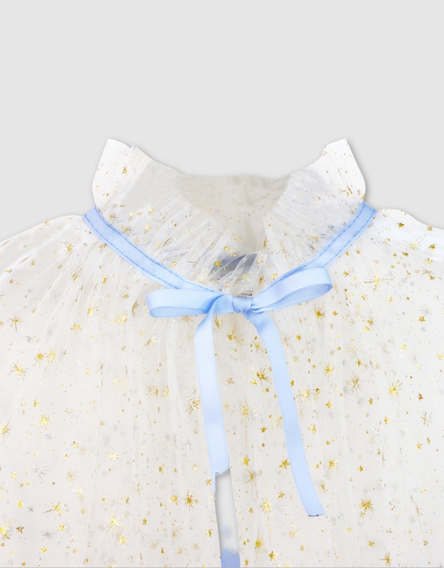Pink Poppy - Disney Frozen Gold Snow Flakes Cape