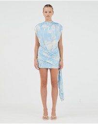 Third Form - Aura Draped Mini Dress