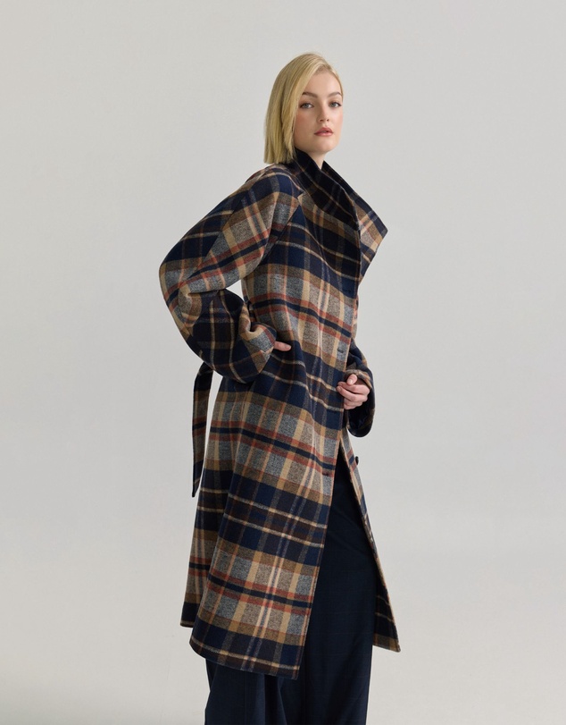 Oxford - Edi Wool Checked Coat