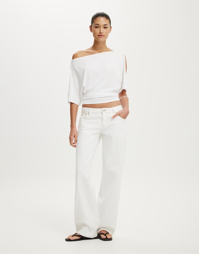 Cotton On - Sonny Cold Shoulder Short Sleeve