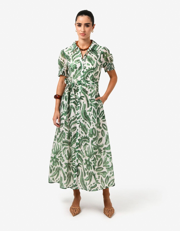 Forcast - Tallulah Belted Shirt Dress