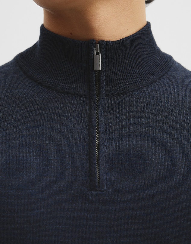 Country Road - Australian Merino Long Sleeve Vam Half Zip Knit