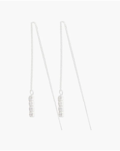 Lovisa - Sterling Silver Diamante Thread Earrings