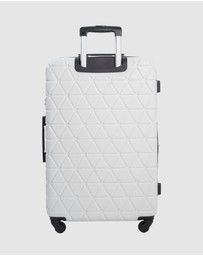 JETT BLACK - Iceberg White Paragon Extra Large Suitcase