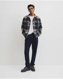 Country Road - Check Sherpa Overshirt