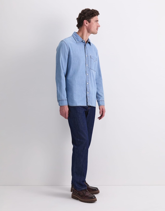 Sportscraft - Long Sleeve Denim Shirt