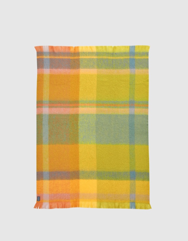 St Albans - Mohair Throw Marigold