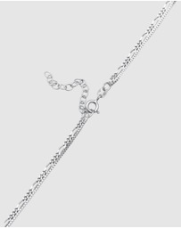 Elli Jewelry - Necklace Choker Layer Cross Filigree with Zirconia in 925 Sterling Silver