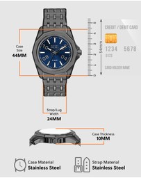 Diesel - Stinger Gunmetal Analogue Watch