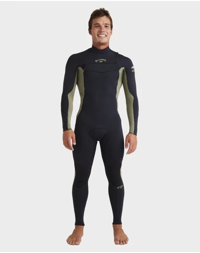 Billabong - Mens 3/2mm Absolute Natural Chest Zip Wetsuit