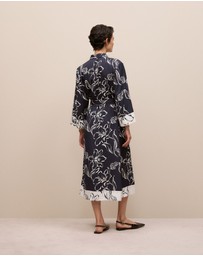 Trenery - Iluna Spliced Shirt Dress in Night Sky
