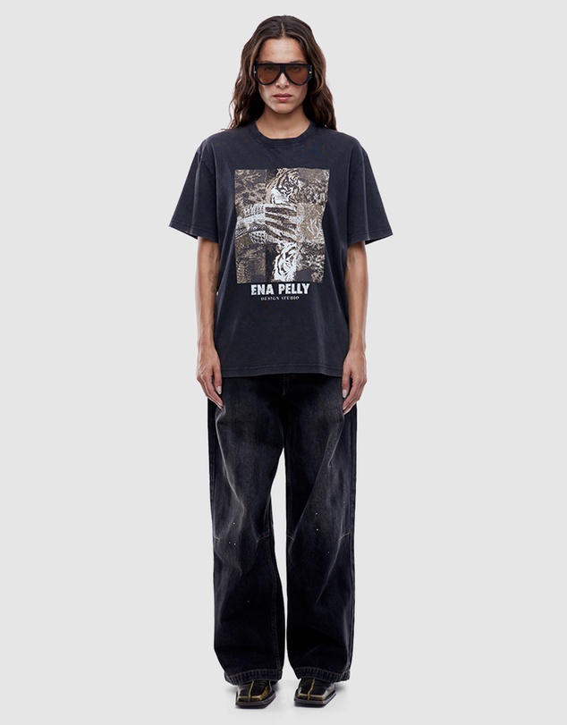 ENA PELLY - Mixed Animal Tee