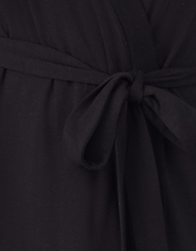 DKNY - Cotton & Viscose Jersey Short Dressing Gown Lounge Robe