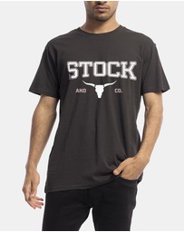 Stock & Co. - Bullhorn Varsity Tee
