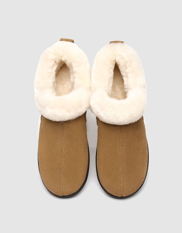 EVERAU - Australian Shepherd Ugg Daley Slipper Cow Suede Upper House Shoes