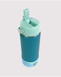 The Somewhere Co - Jade Green Swirl Bottle 500ml