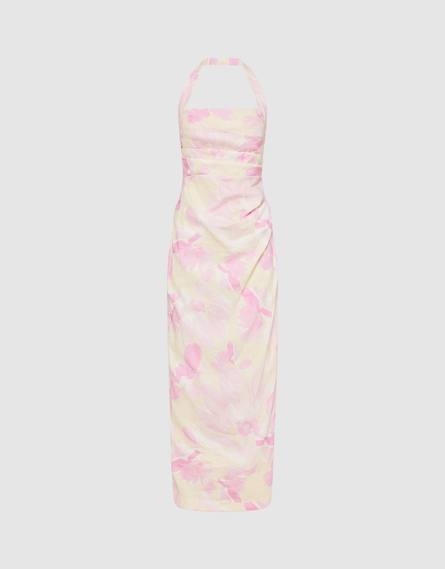Shona Joy - Addison Draped Halter Maxi Dress