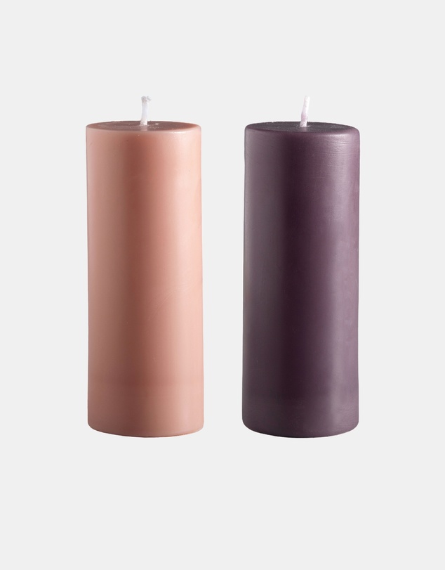 porter green - escc small pillar candle soy-blend unscented candles