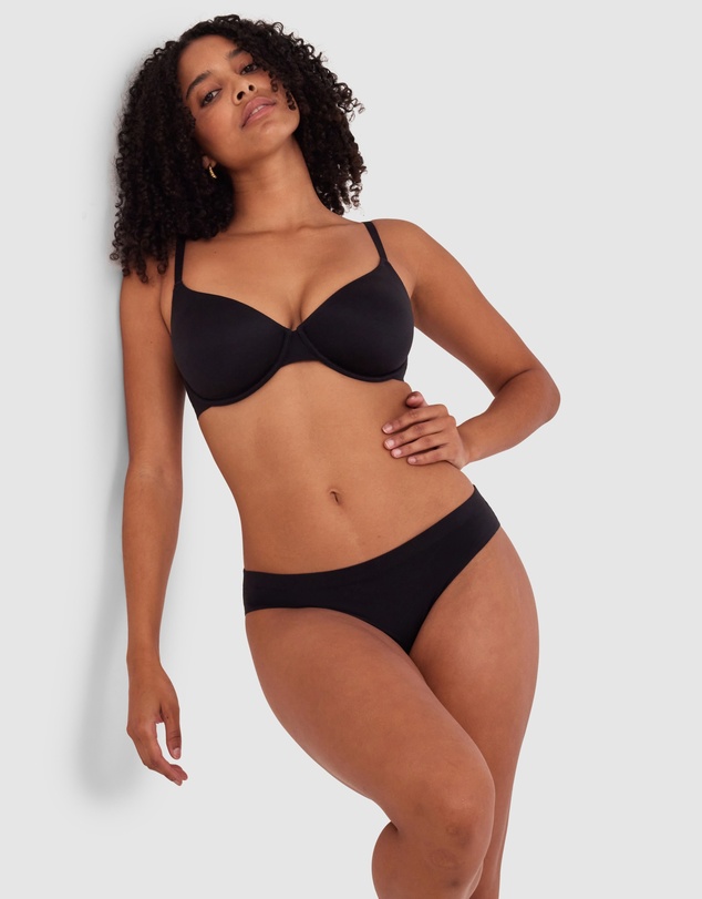 Bras N Things - Body Bliss Unlined Demi - Black