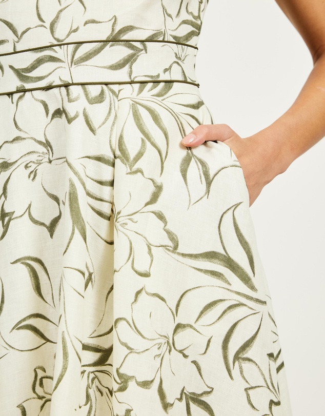 Minima Esenciales - Mabel Linen Maxi Dress