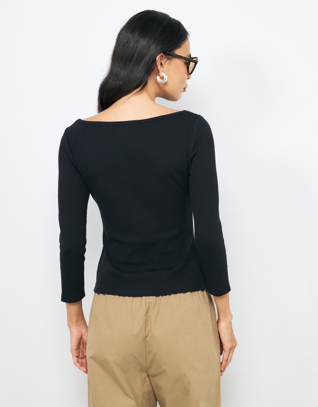 AERE - Ribbed Long Sleeve T-Shirt