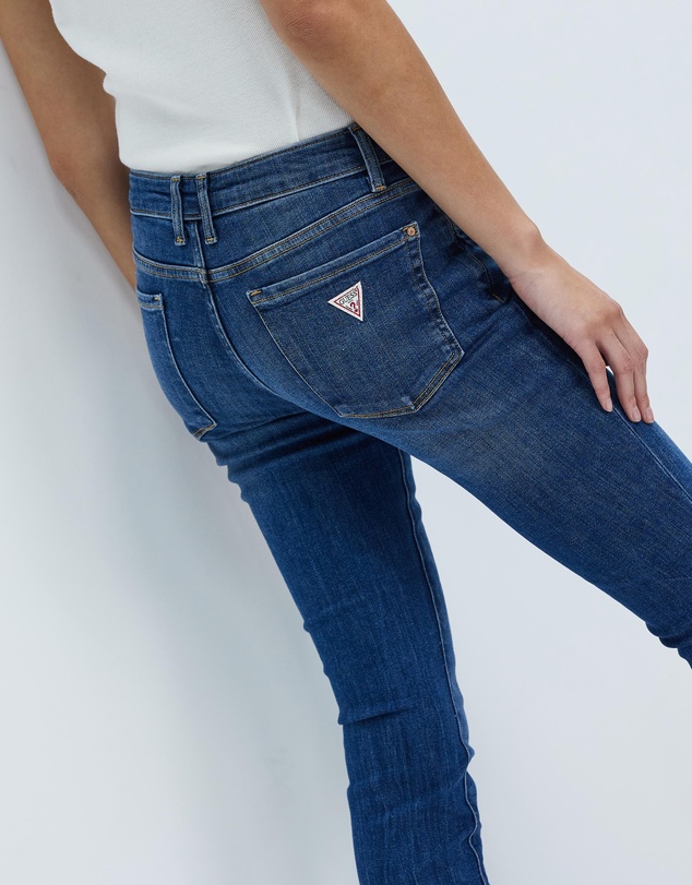 GUESS - Annette Mid Rise Skinny Jeans