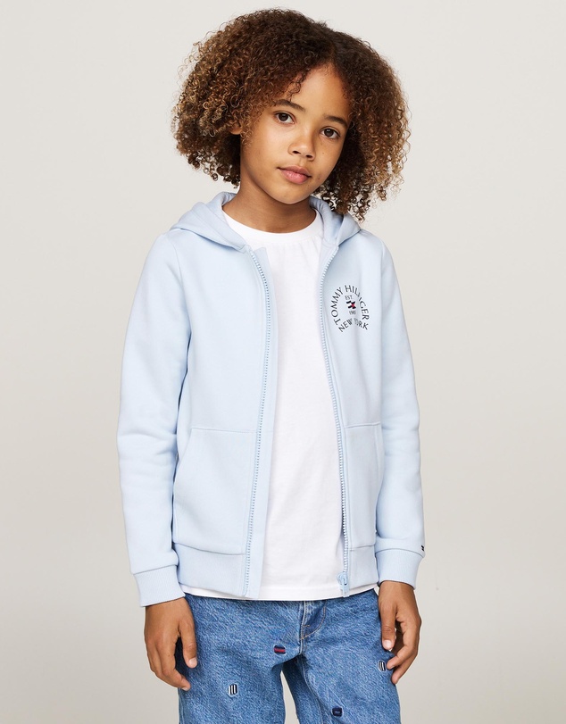 Tommy Hilfiger - Nautical Arch Fleece Reg Zip-Up Hoodie - Kids