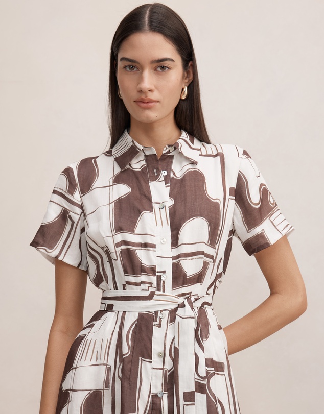Forever New - Joy Short Sleeves Midi Dress