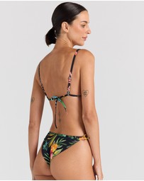 Poolside Paradiso - Kauai Skimpy String Tie Bikini Bottom - Tropical