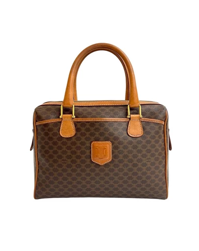 Pre-Loved by Azura Reborn - Pre-Loved Macadam Coated Canvas Boston Bag