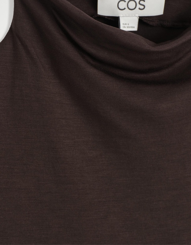 COS - Draped Turtleneck Tank Top