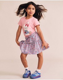 Huxbaby - Flower Field Bunny Tee - Babies-Kids