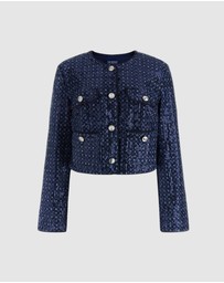 GUESS - Elisa Sequin Denim Jacket