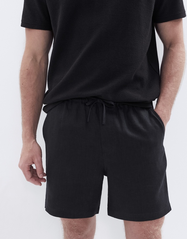 UNISON - Linen Pull On Short