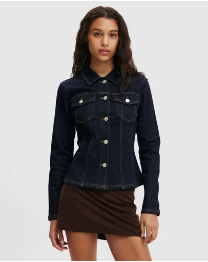 Cotton On - Fitted Denim Jacket
