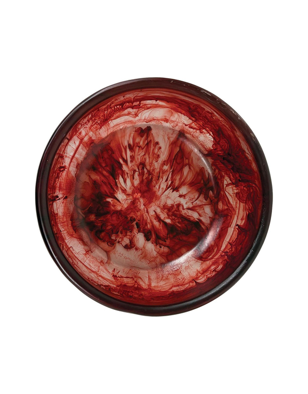 Urban Attitude - Urban Attitude INDI Medium Bowl Height 12cm, Width 26cm, Length 26cm - Berry Red