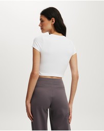 Cotton On Body Active - Ultra Soft Cropped Fitted Tshirt